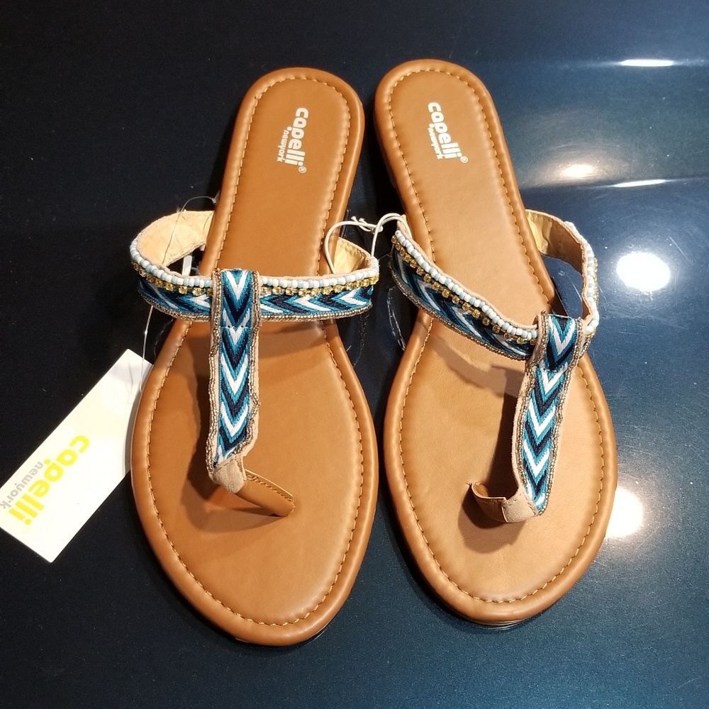 Embroidered Sandals